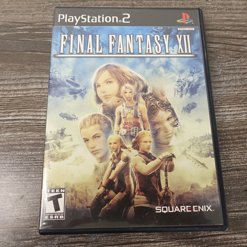 Square Enix Final Fantasy XII PS2 NTSC Good CIB RPG PlayStation 2 SLUS 20963